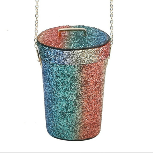 Boutique Handbags - Multicolor glittered mini messenger bag - NWT